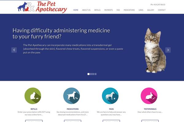 PetCare theme site design template sample