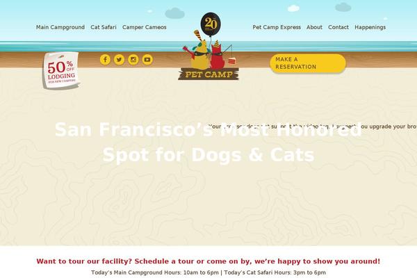 petcamp.com site used Petcamp