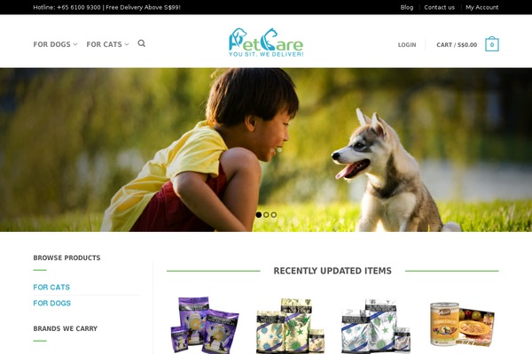 PetCare theme websites examples