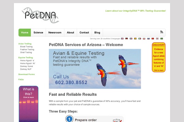petdnaservicesaz.com site used Canvas