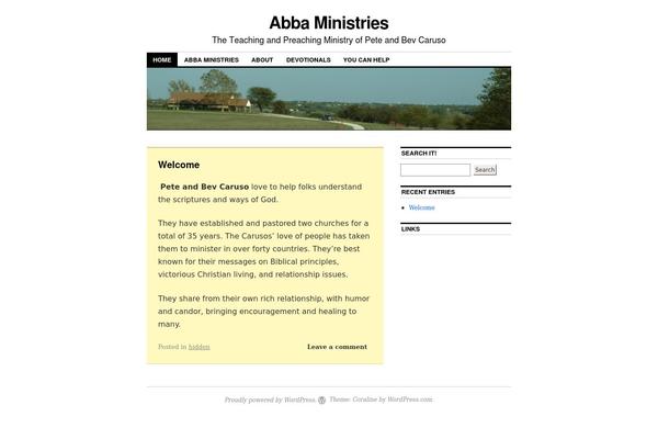 Coraline theme site design template sample