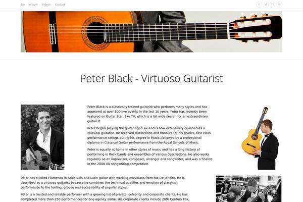 Site using Showcase - Visual Composer Addon plugin