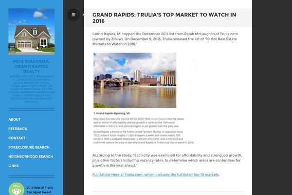 Writr theme site design template sample