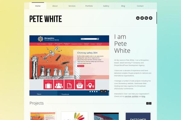 Riviera theme site design template sample