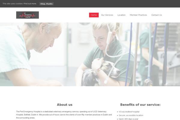 Wp-petvet theme site design template sample