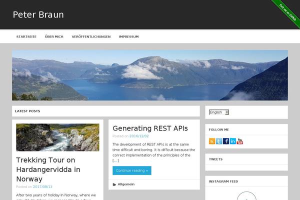 Site using Social Profiles Widget plugin