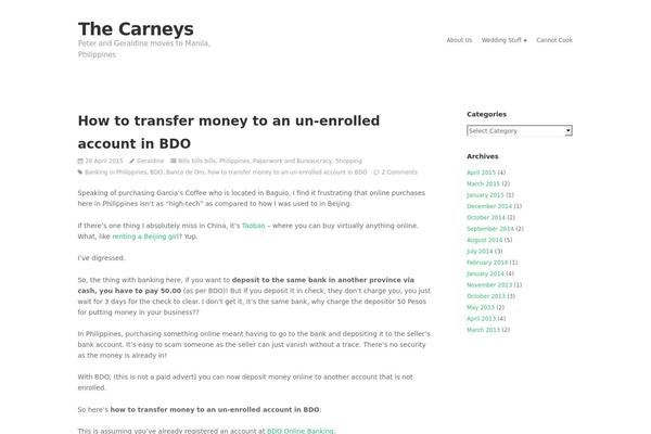 Puro theme site design template sample