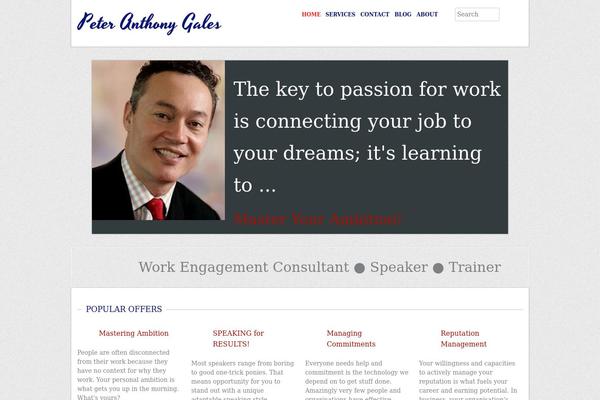 Headway theme site design template sample