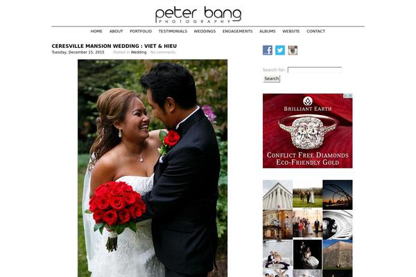 Prophoto4 theme site design template sample