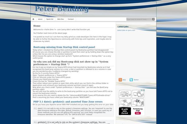 Site using CodeColorer plugin