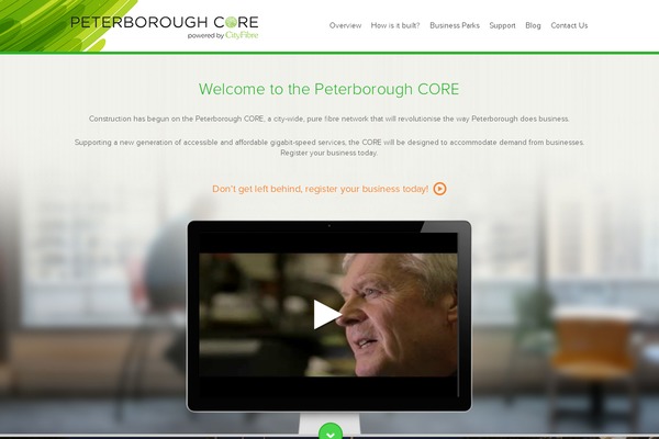 Core theme site design template sample