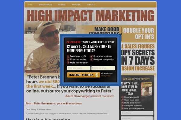 Weaver II theme site design template sample