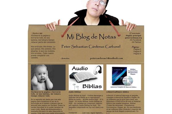 petercardenas.org site used Revolt Basic