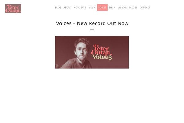 peterdoran.com site used FWRD