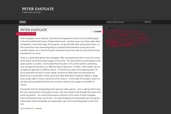 RGB theme site design template sample