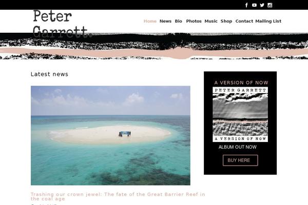 Pg theme site design template sample