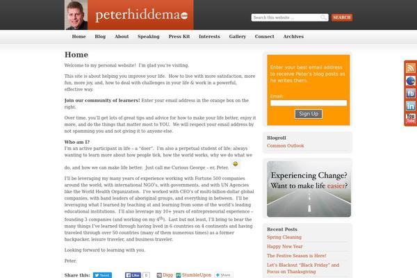 Fortune theme site design template sample