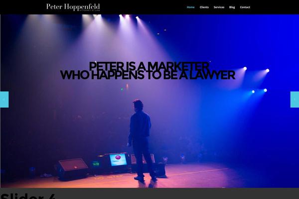 Scroller theme site design template sample