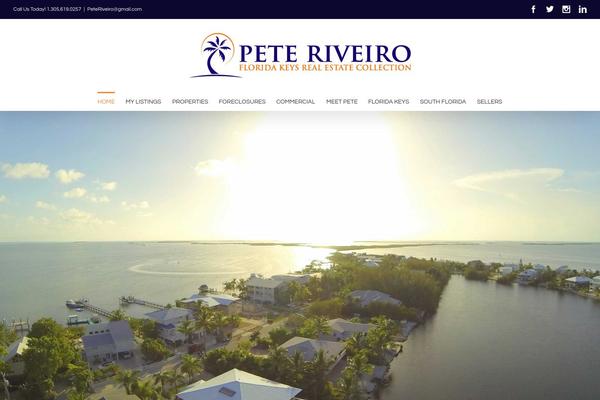 Realty theme site design template sample