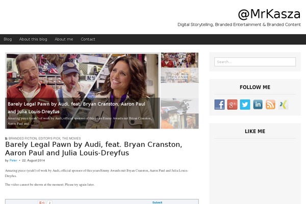 Site using Easy-mashable-social-bar plugin