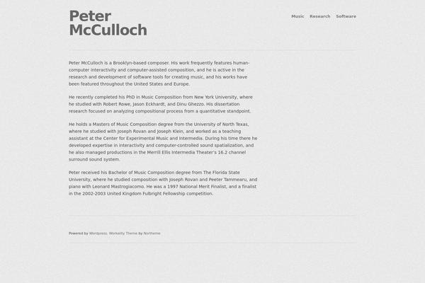 Workality Lite theme site design template sample