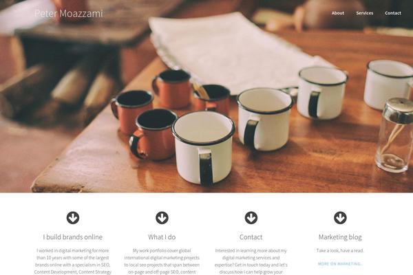 BLDR theme site design template sample