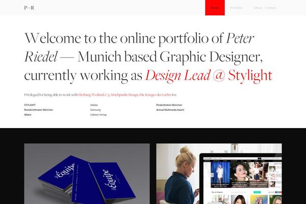 Semplice5 theme site design template sample
