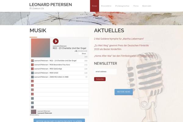 GoodDay theme site design template sample