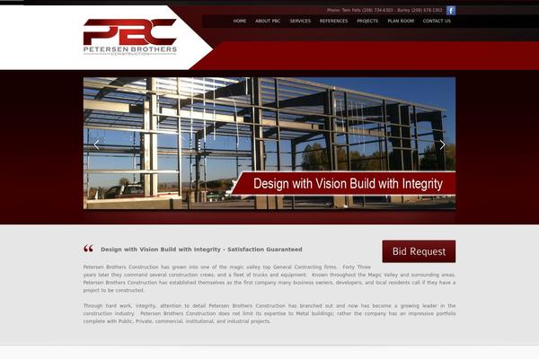 inFocus theme site design template sample