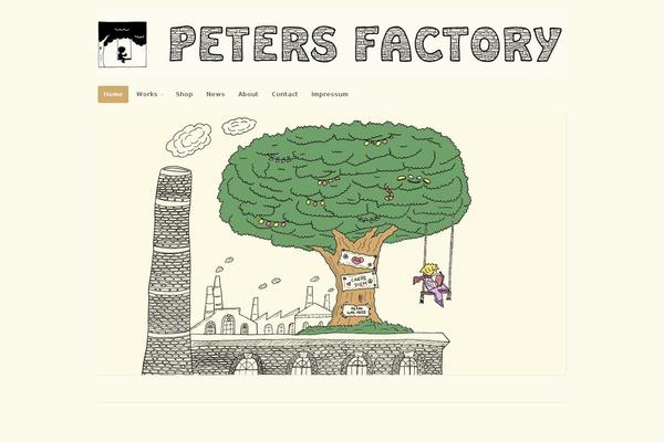Portfolio theme site design template sample