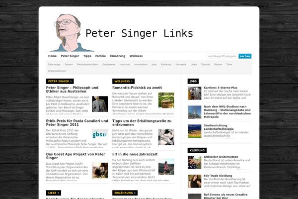 WP-Ellie theme site design template sample