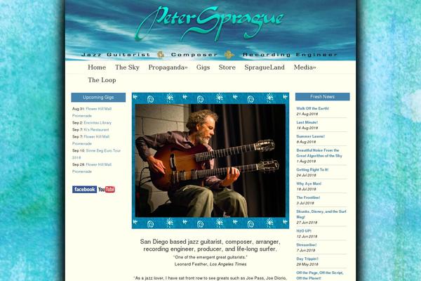 Site using Gigs Calendar plugin