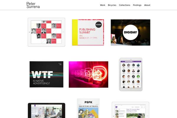 Ps theme site design template sample