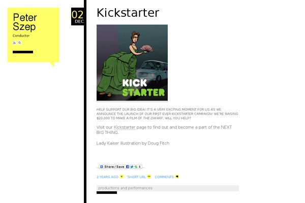 peterszep.com site used Elevate-wp