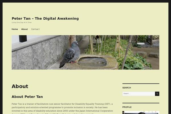 Twenty Sixteen theme site design template sample