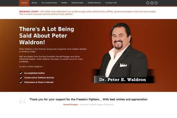 JustLanded theme site design template sample