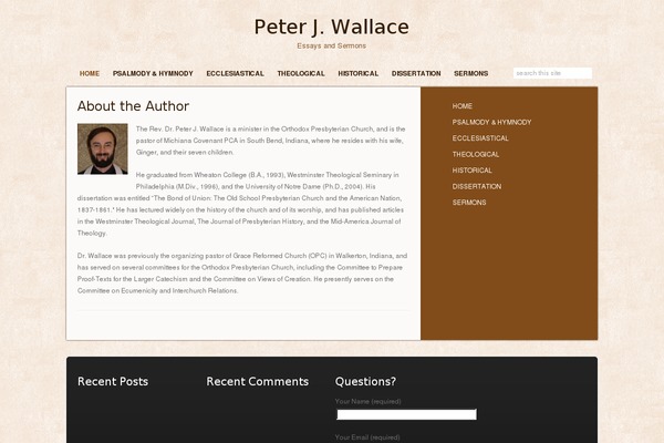 HyperSpace theme site design template sample