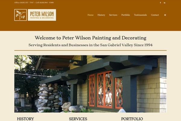 Elise theme site design template sample
