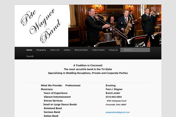 Twenty Eleven theme site design template sample