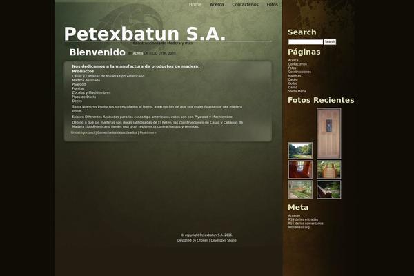 Organic theme site design template sample