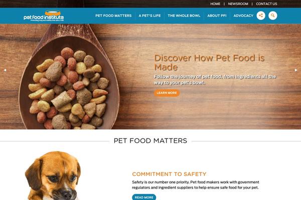 petfoodinstitute.org site used Pfi