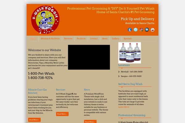 InfoWay theme site design template sample