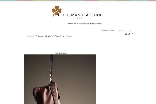 Boutique theme site design template sample