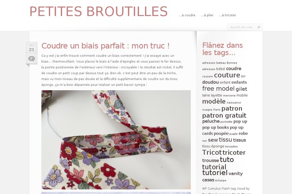petites-broutilles.com site used Gridsby_pro