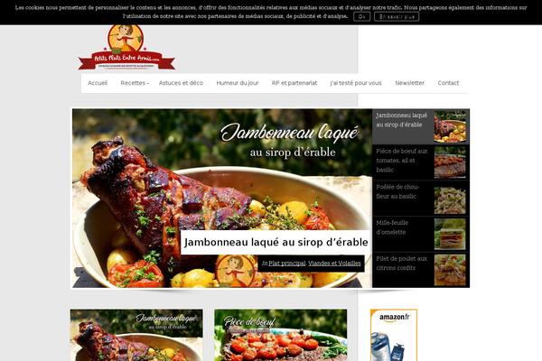 Oria theme site design template sample