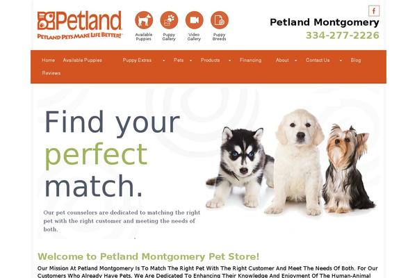 Site using Petland plugin