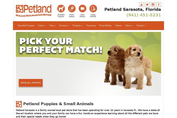 Site using Petland plugin