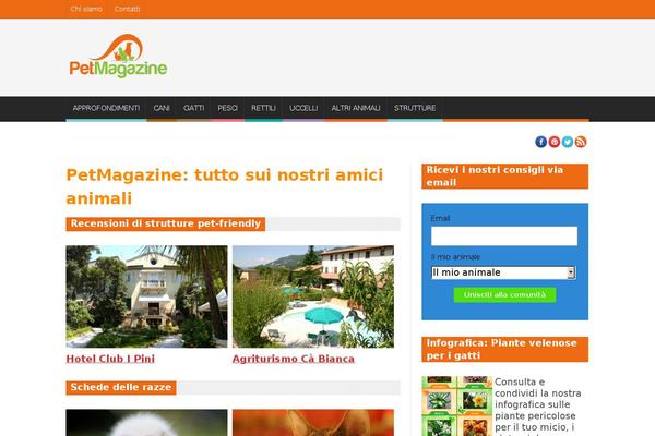 SaladMag theme site design template sample