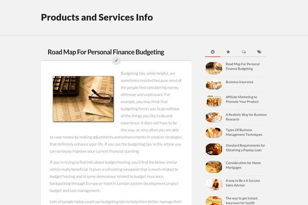 Anew theme site design template sample