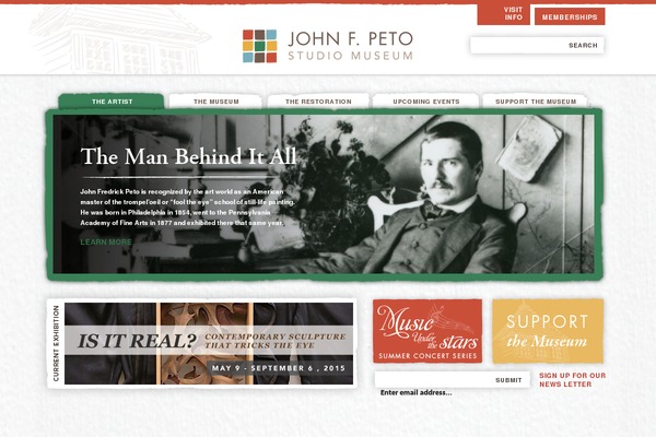 petomuseum.org site used Runo Lite